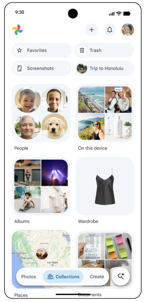 Google Photos Wardrobe