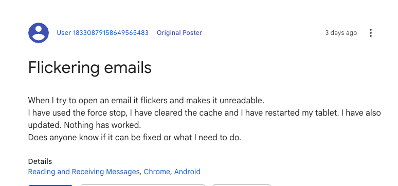Gmail Bug