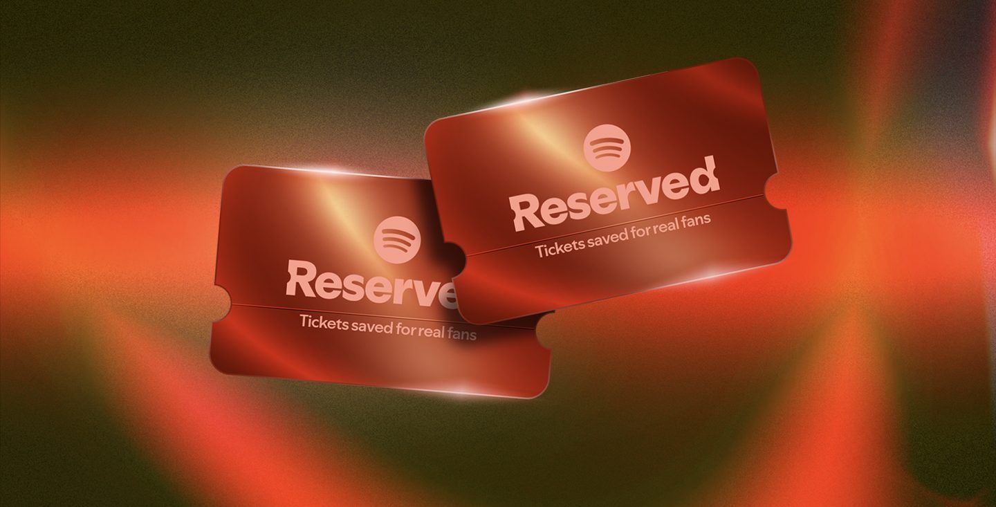 Spotify เปิดตัวฟีเจอร์ ‘Reserved’ กั๊กบัตรคอนเสิร์ตให้ FC ตัวจริง ไม่ต้องแย่งกดกับคนอื่น