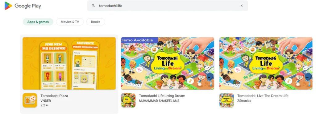 Tomodachi Life: Living the Dream Fake