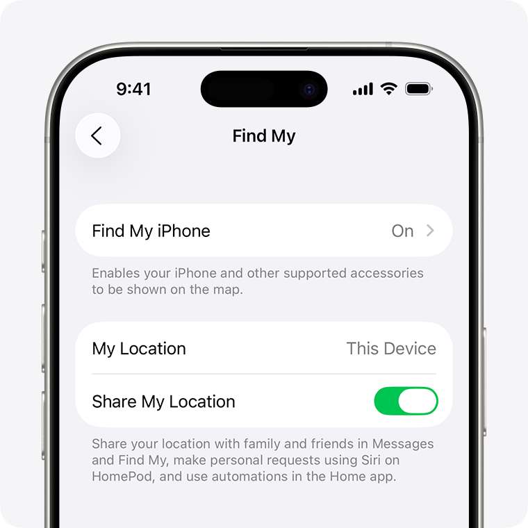 iPhone Find My