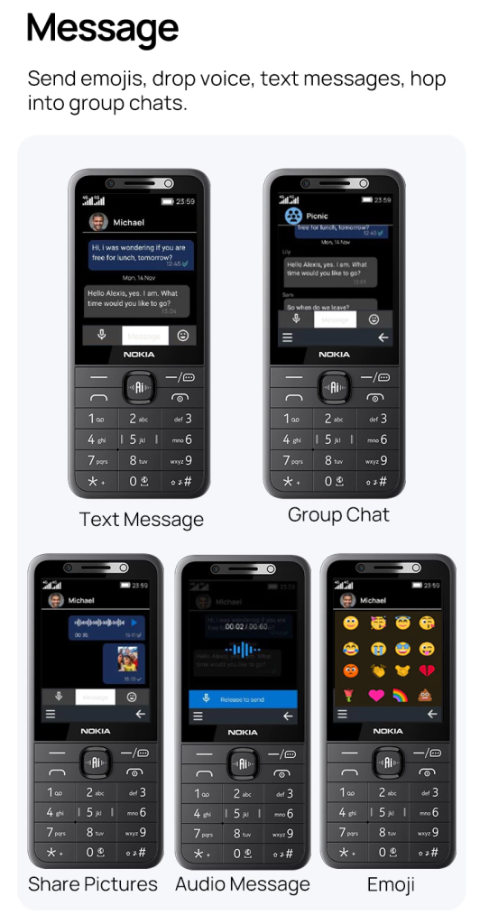 Nokia 215 Chat