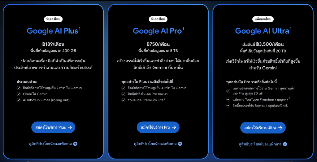 Google AI Price