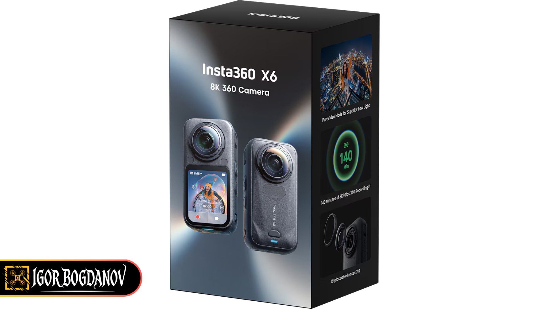 หลุดดีไซน์ใหม่ Insta360 X6 สเปคจัดเต็มวิดีโอ 8K 50fps แบตเตอรี่ 140 นาที คาดเปิดตัวเร็ว ๆ นี้