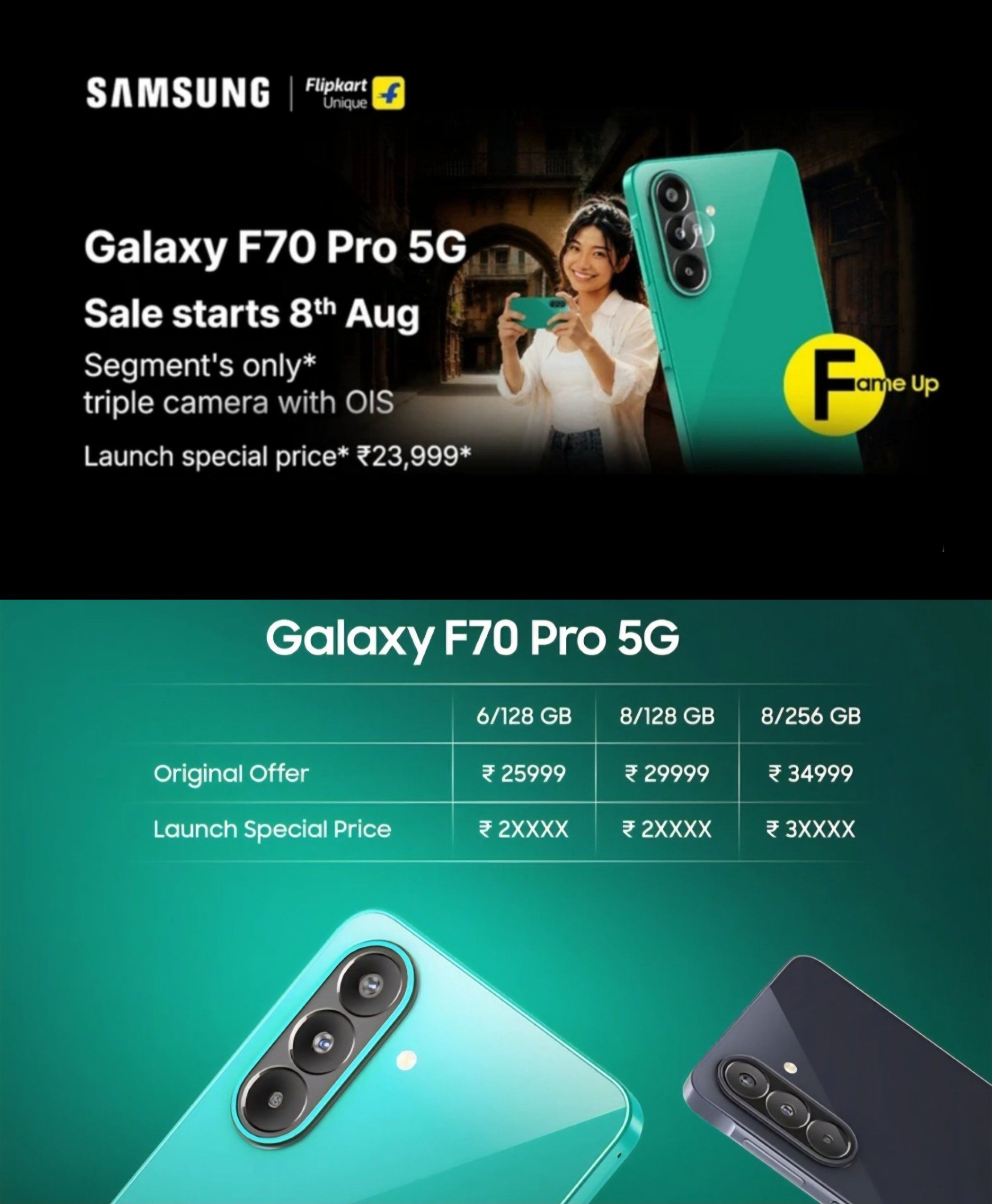 สเปค Samsung Galaxy F70 Pro 5G ตัวคุ้มงบหนึ่งหมื่น จอลื่น 120Hz อัปเดตนาน 6 ปี ครบ จบ ในเครื่องเดียว