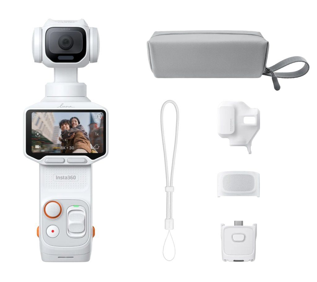 เปิดตัว Insta360 Luna Pro กล้อง Vlog 8K เซนเซอร์ LEICA 1 นิ้ว จอ OLED ถอดได้