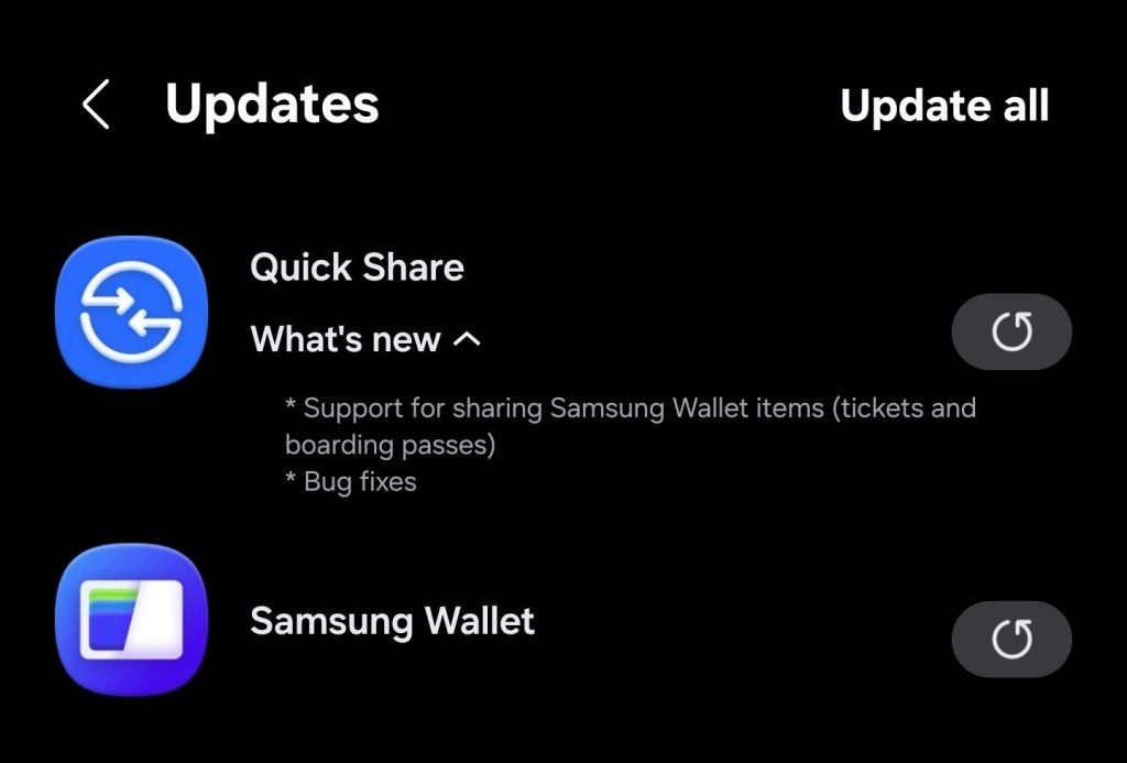 Samsung อัปเดต Quick Share ใหม่ แชร์ตั๋วและ Boarding Pass จาก Samsung Wallet ได้ทันที