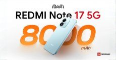 เปิดตัว REDMI Note 17 5G จอใหญ่เบิ้ม 7 นิ้ว แบตจัดเต็ม 8,000mAh ชาร์จรอบเดียวใช้ยาว 3 วัน